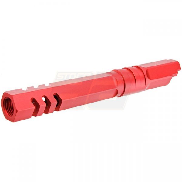 5KU Marui Hi-Capa 5.1 GBB Outer Barrel Type 2 M11CW Aluminium - Red