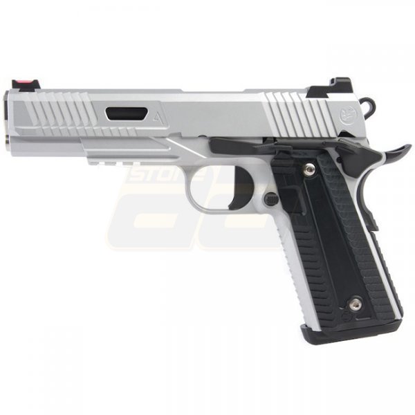 RWA Nighthawk Custom AGENT 2 Gas Blow Back Pistol Cerakote - Black / Silver