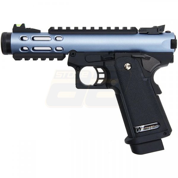 WE-Tech Hi-Capa 5.1 Galaxy Type A Gas Blow Back Pistol Slide R Frame - Blue