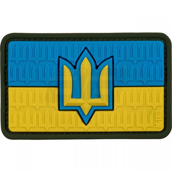 M-Tac Flag of Ukraine & Trident of the Armed Forces Rubber Patch - Colored