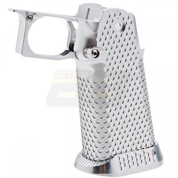 5KU Marui Hi-Capa GBB CNC Aluminum Grip Infinity Style Type 1 - Silver