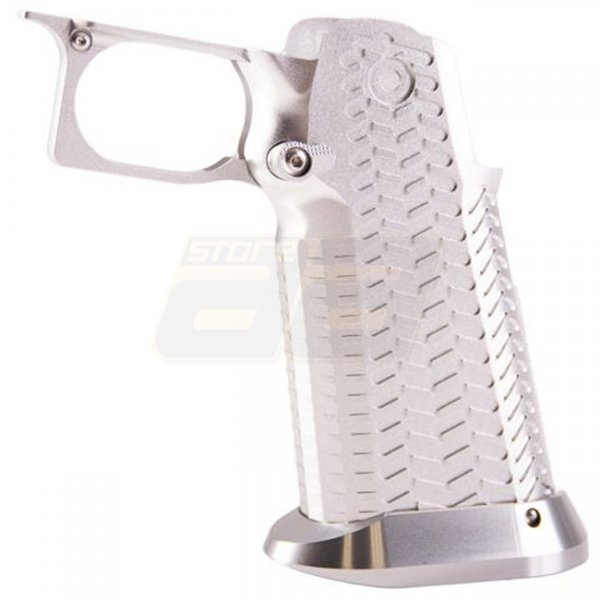 5KU Marui Hi-Capa GBB CNC Aluminum Grip Type 5 - Silver