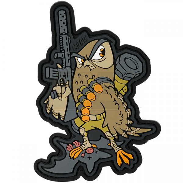 M-Tac Owl Rubber Patch - Colored