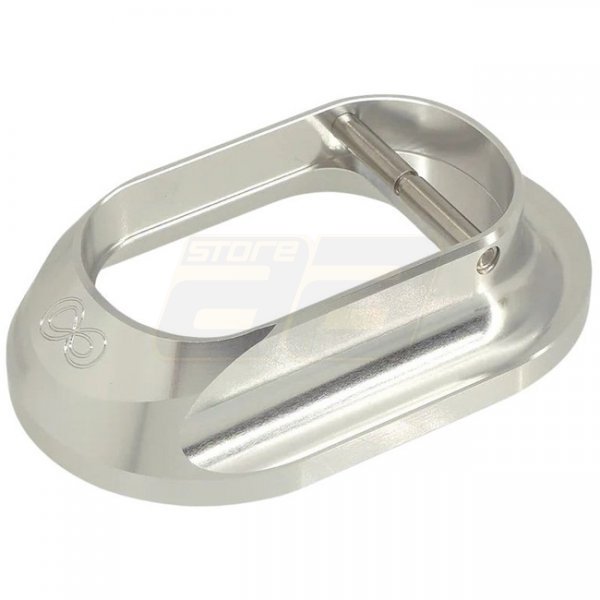 5KU Marui Hi-Capa GBB XL Infinity Aluminum Magwell - Silver