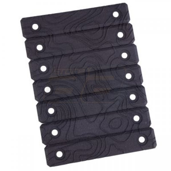 Advantage Airsoft Contour Line Style M-LOK Rail Cover Type 3 - Black