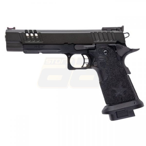 Army Armament Staccato XL Gas Blow Back Pistol Stippling Grip - Black