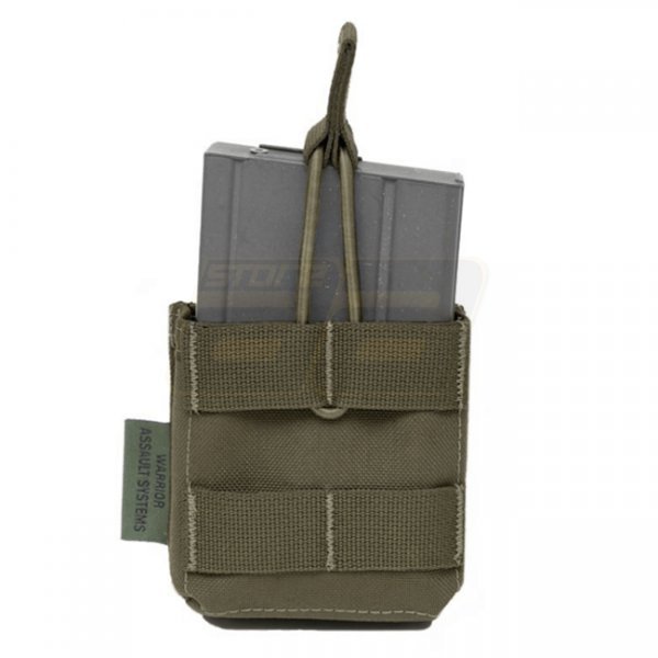 Warrior Single SCAR H / M14 / SR25 Open Magazine Pouch - Ranger Green