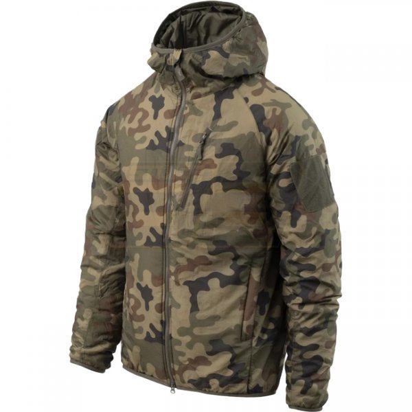 Helikon-Tex Wolfhound Climashield Hoodie - PL Woodland - L
