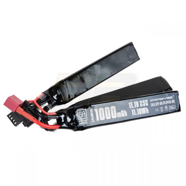 Specna Arms x Gens Ace 11.1V 1000mAh 25C Li-Po Battery G-Tech Split Type - Large Deans