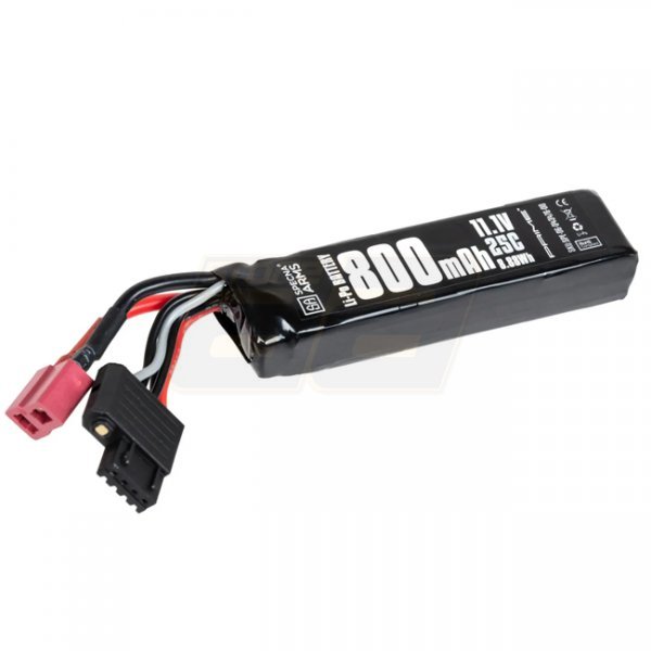 Specna Arms x Gens Ace 11.1V 800mAh 25C Li-Po Battery G-Tech - Large Deans