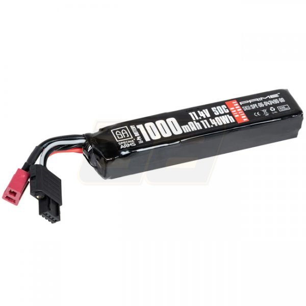 Specna Arms x Gens Ace 11.4V 1000mAh 50C Li-Po Battery High Voltage G-Tech - Large Deans