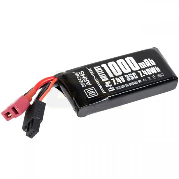 Specna Arms x Gens Ace 7.4V 1000mAh 35C Li-Po Battery G-Tech PEQ Type - Large Deans