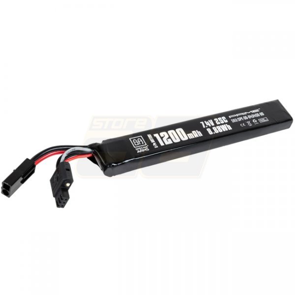 Specna Arms x Gens Ace 7.4V 1200mAh 25C Li-Po Battery G-Tech - Small Tamiya