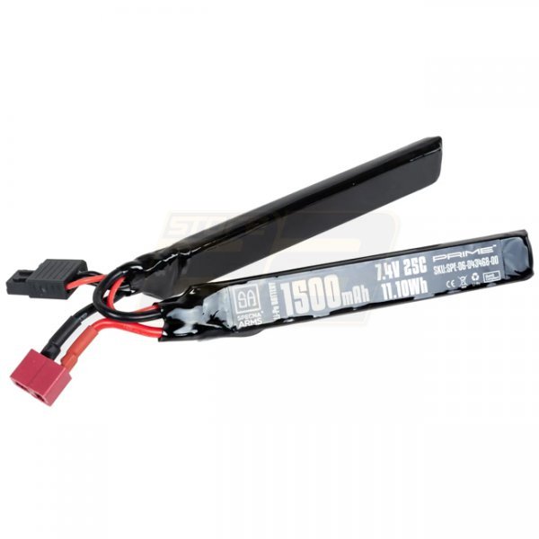 Specna Arms x Gens Ace 7.4V 1500mAh 25C Li-Po Battery G-Tech Twin Type - Large Deans