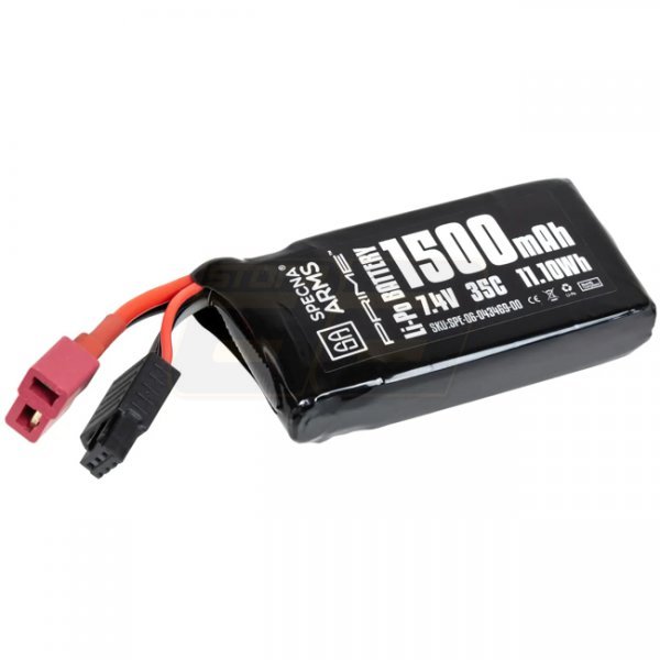Specna Arms x Gens Ace 7.4V 1500mAh 35C Li-Po Battery G-Tech PEQ Type - Large Deans