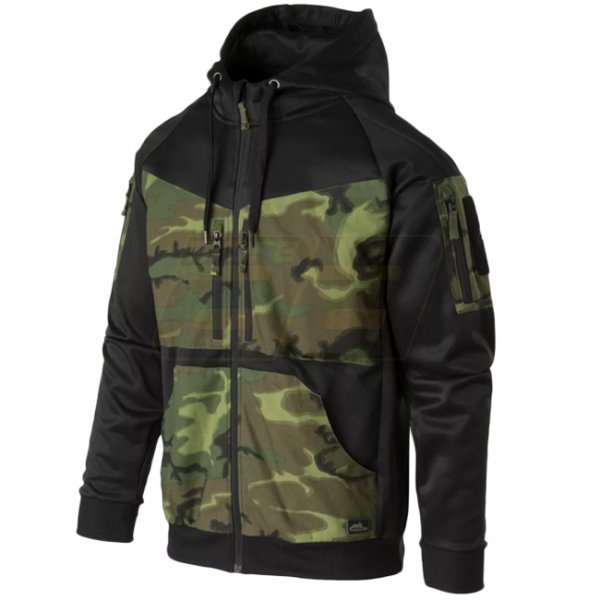 Helikon-Tex Rogue Tactical Hoodie FullZip - Black / ERDL - 3XL