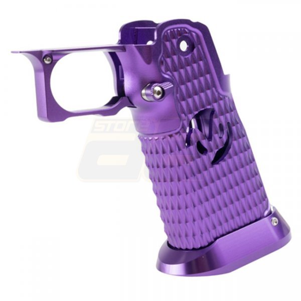 5KU Marui Hi-Capa GBB CNC Aluminum Grip Type 9 Infinity Style - Purple
