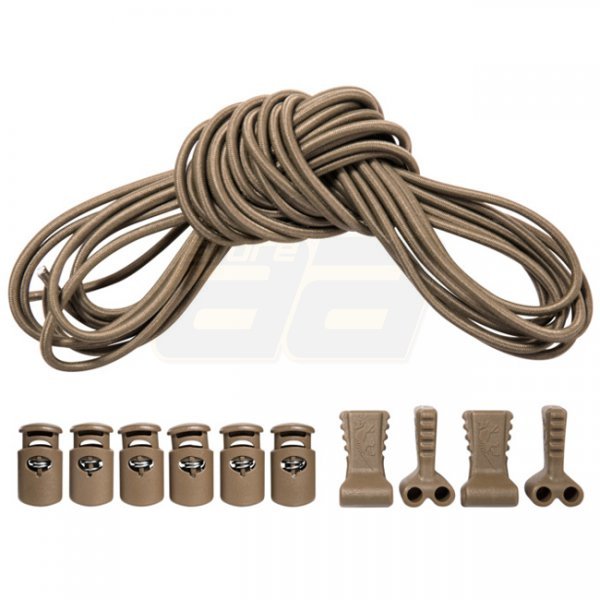 Tasmanian Tiger Bungee Cord Tab Set - Coyote
