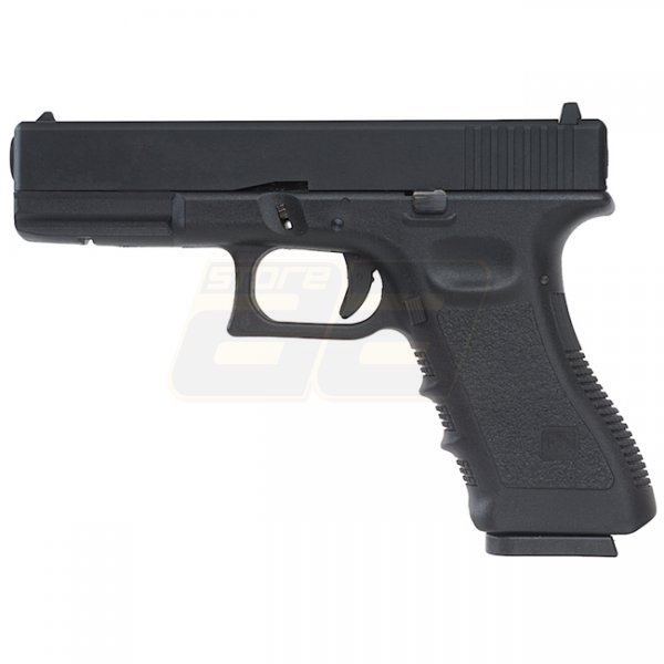 KJ Works KP-17 Gas Blow Back Pistol - Black