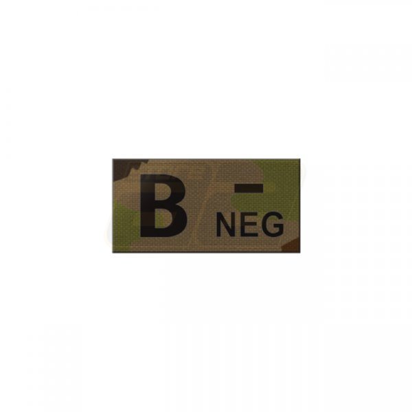 Pitchfork B NEG Blood Type IR Patch - Woodland 90