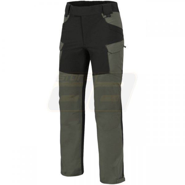 Helikon-Tex Hybrid Outback Pants Duracanvas - Taiga Green / Black - 4XL - XLong