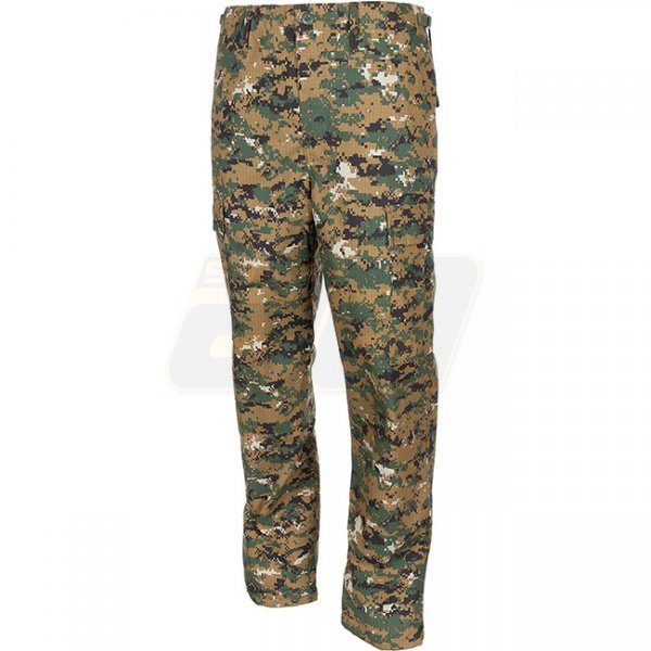 MFH BDU Combat Pants Ripstop - Digital Woodland - 3XL