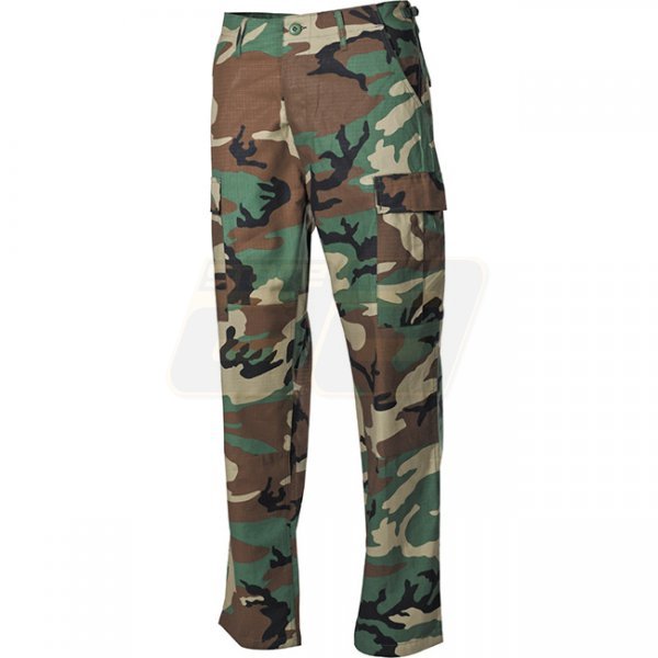 MFH BDU Combat Pants Ripstop - Woodland - 3XL