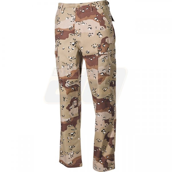 MFH BDU Combat Pants Ripstop - 6-Color Desert - L