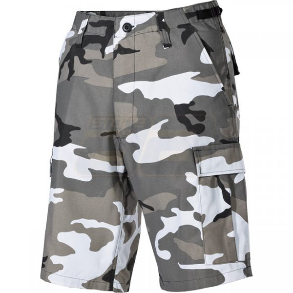 MFH BW Bermuda Shorts Side Pockets - Urban Camo - 3XL