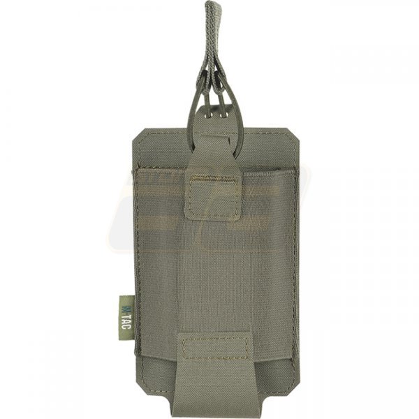 M-Tac Single Elastic Magazine Pouch Elite Laser Cut - Ranger Green