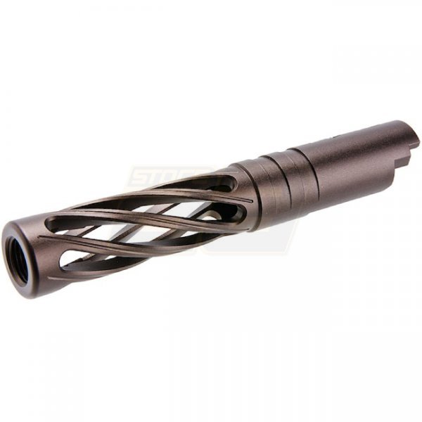 Dr.Black Marui Hi-Capa 4.3 GBB Outer Barrel Type-Dinging Aluminium - Tan