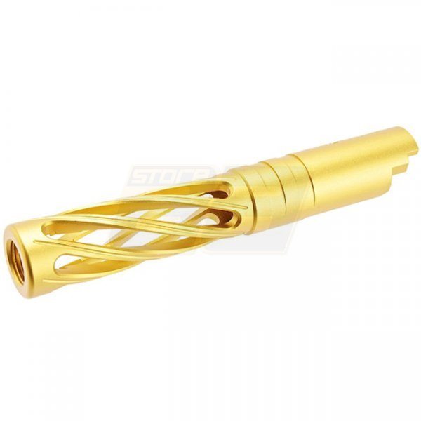 Dr.Black Marui Hi-Capa 4.3 GBB Outer Barrel Type-Dinging Aluminium - Gold