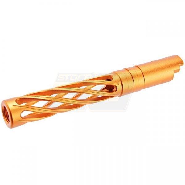 Dr.Black Marui Hi-Capa 5.1 GBB Outer Barrel Type-Dinging 6063 Aluminium - Orange