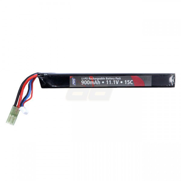 ASG 11.1V 900mAh Li-Po 15C Battery - Stick Type