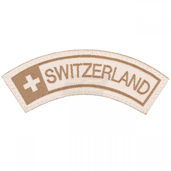 Clawgear Switzerland Small Tab Patch - Desert