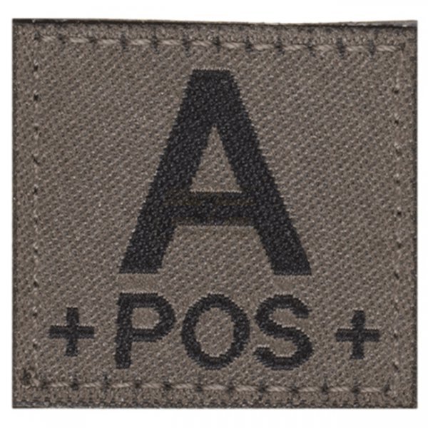 Clawgear A Pos Bloodgroup Patch - RAL7013