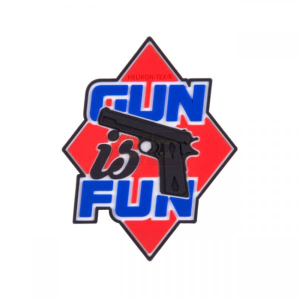 Helikon Gun is Fun PVC Patch - Red