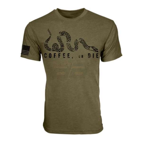 Black Rifle Coffee Coffee Or Die T-Shirt - Green - L