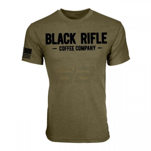 Black Rifle Coffee Vintage Logo T-Shirt - Green - S