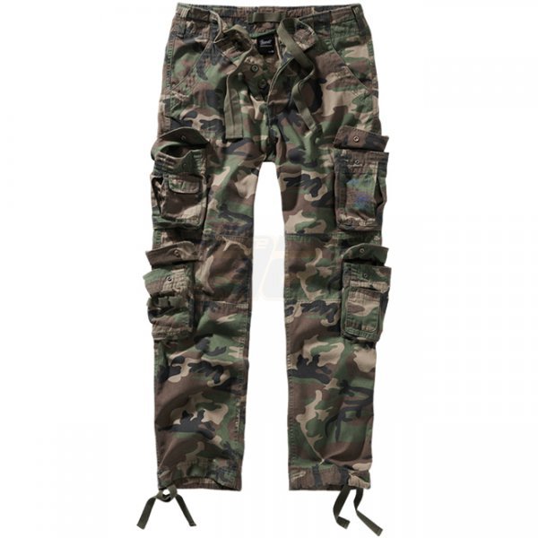 Brandit Pure Slim Fit Trousers - Woodland - L