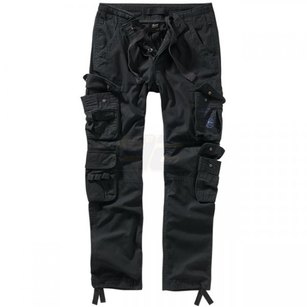 Brandit Pure Slim Fit Trousers - Black - 3XL