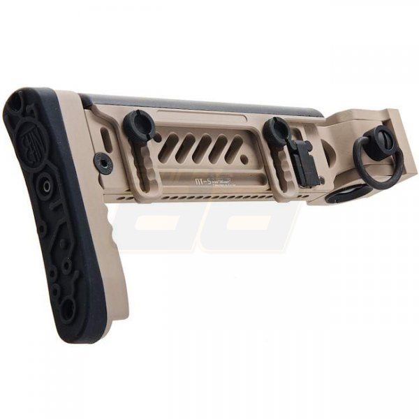 5KU Marui AKM GBBR PT-5 Side Folding Stock - Tan