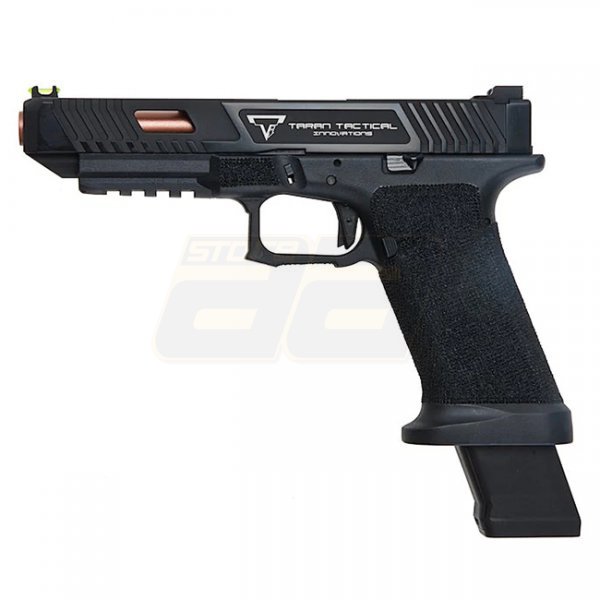 APS EMG TTI Combat Master G34 Slide & OMEGA Frame Gas Blow Back Pistol - Black