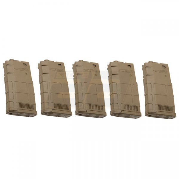 Ares AR308 / SR25-M110 130rds Magazine Set - Dark Earth