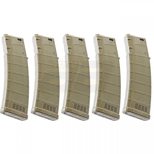 Ares M4 170rds AEG Magazine Set - Dark Earth