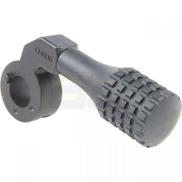 Ares Striker Cocking Handle Low-Profile Zinc Alloy CNC Type D - Grey