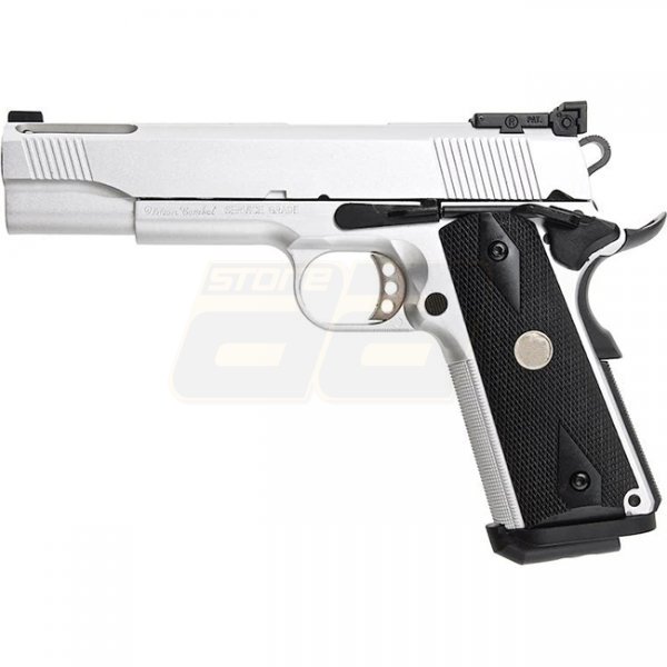 Army Armament R30 1911 Wilson Combat Gas Blow Back Pistol - Silver