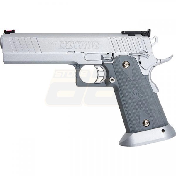 Army Armament R609 Hi-Capa Gas Blow Back Pistol - Silver