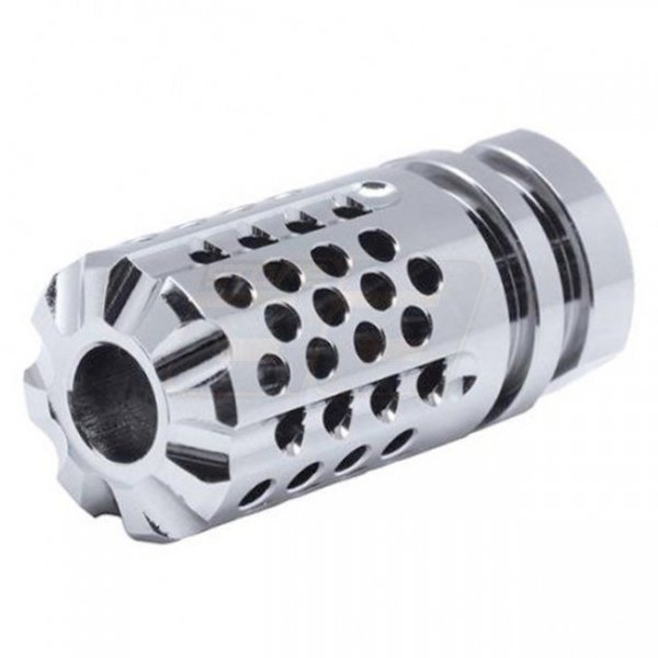 Dytac SLR Rifleworks Synergy Mini Compensator 5.56 14mm CCW - Silver