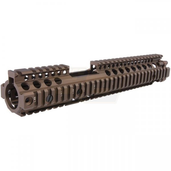 EMG Daniel Defense 12.5 Inch M4A1 RIS II FSP Handguard CNC Aluminium - Dark Earth